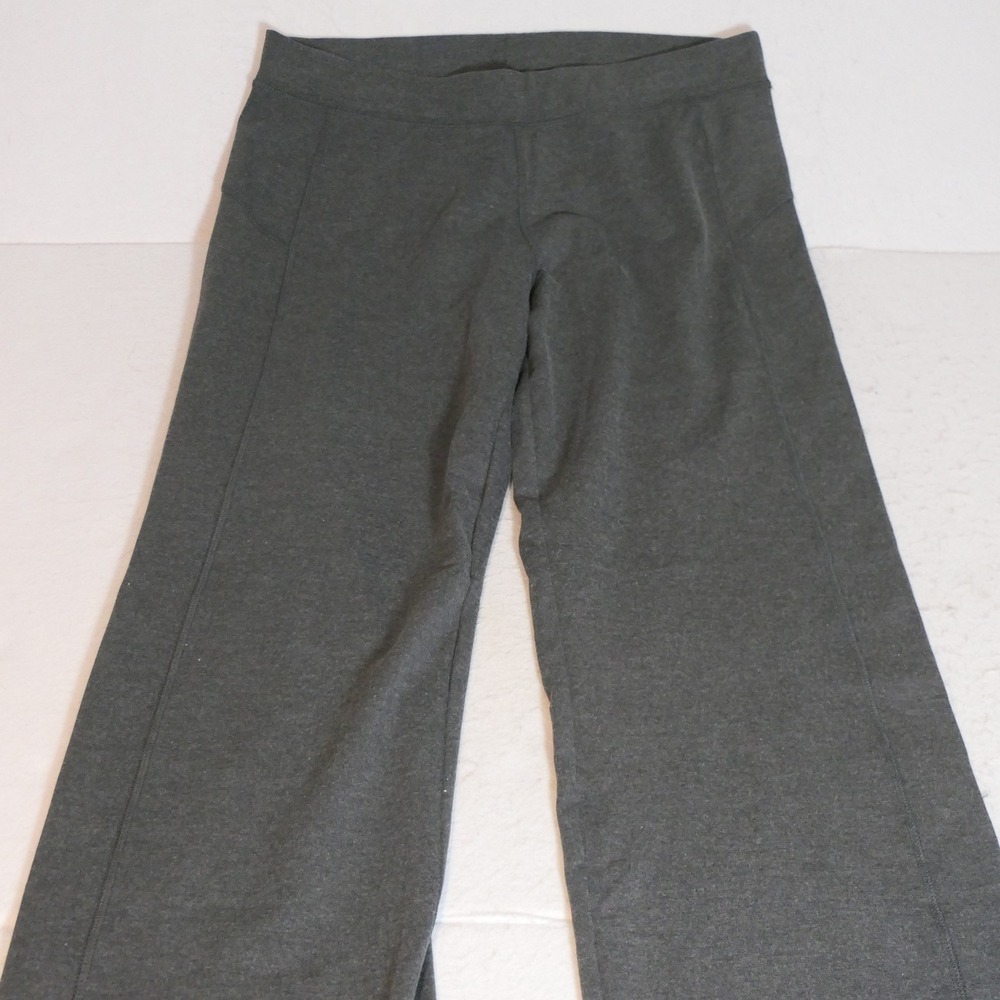Rafaella Women Sport Essentials Pants L Gray NEW Charcoal Athleisure Loungewear